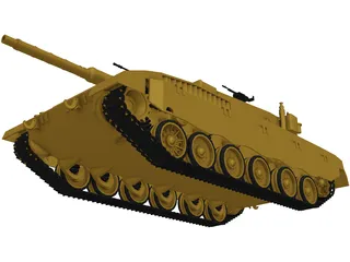 Merkava MK3 3D Model