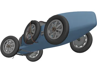 Bugatti Type 35 (1924) 3D Model