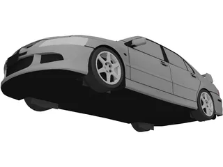Mitsubishi Lancer Evolution VIII (2003) 3D Model