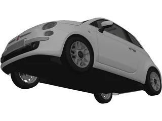 Fiat 500 3D Model