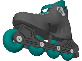 Roller Skate AZ-912 Yonex 3D Model