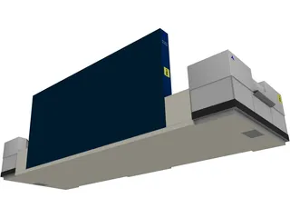 Airport Information Desk 3D Model