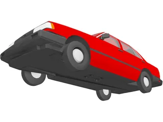 Nissan Sentra [+Interior] (1989) 3D Model