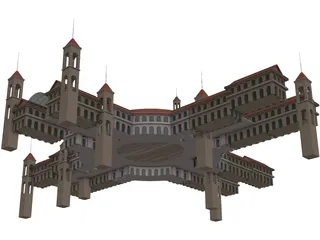 Shopping Centre 3D Model