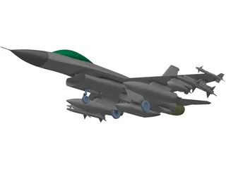 F-16 Falcon 3D Model