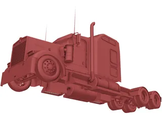 Kenworth W900L 3D Model