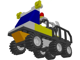 LEGO 6565 Construction Crew Utility Truck 3D Model