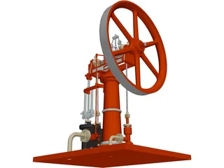 Benson Steam Engine 3D Model