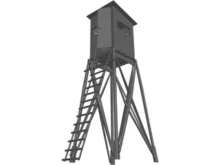 Hunting Blind 3D Model
