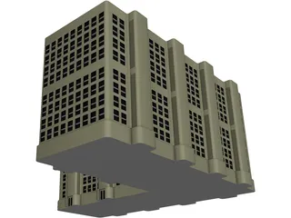 Municipal Building 3D Model