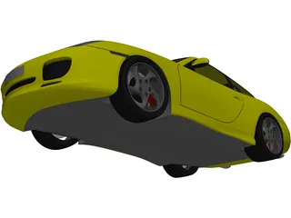Porsche 911 Carrera 4S (2002) 3D Model
