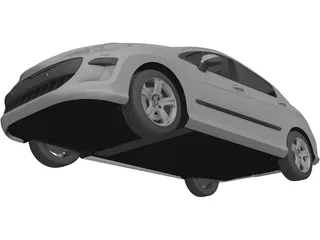 Peugeot 308 (2008) 3D Model