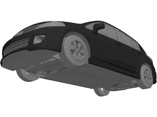 Nissan Tiida (2010) 3D Model