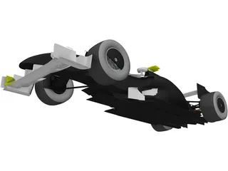 Brawn BGP 001 3D Model