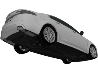 Jaguar XFR (2009) 3D Model