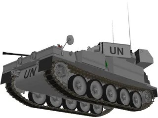 FV 107 3D Model