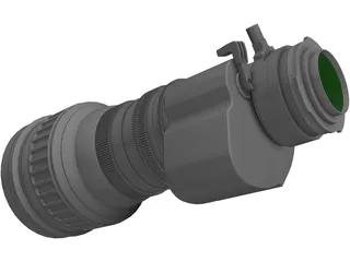 Canon J20ax8B 8-160mm Broadcast Lens 3D Model