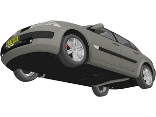 Renault Megane II Sedan 3D Model
