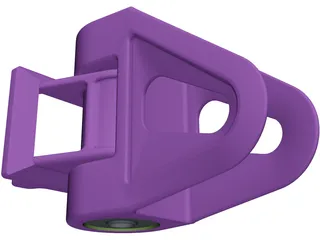 Universal Drawbar Hinge 3D Model