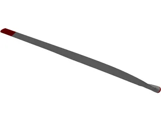 Wind Turbine Blade 3D Model
