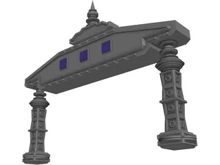 Arch Ceremonial 3D Model
