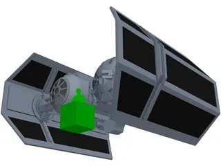Star Wars Imperial TIE Bomber 3D Model