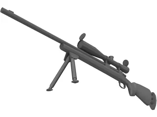 M24 Sniper 3D Model