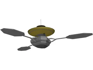 Deep Space Probe 3D Model