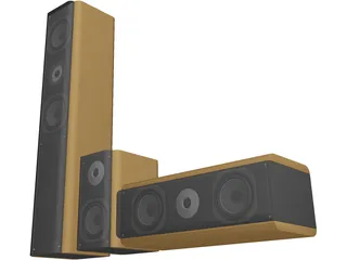 Speakers 3D Model