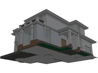 Villa 3D Model