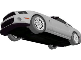 Ford Mustang Shelby GT500 (2013) 3D Model