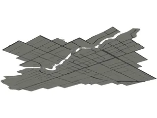 Fort Lauderdale Downtown 3D Model