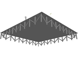 Concert Stage 3D Model