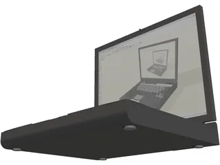 Dell Inspiron 8200 Laptop 3D Model