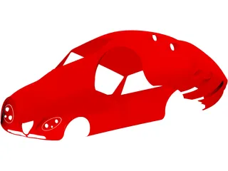 Wiesmann MF4 Body 3D Model