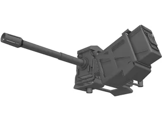 MK19 Grenade Launcher 3D Model