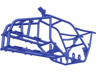 Frame ATV Chassis 3D Model