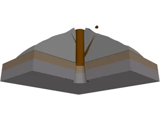 Volcano 3D Model