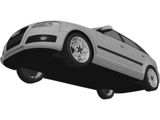 Audi A3 Sportback 3D Model
