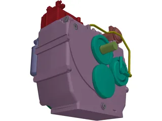 ZF 2000 Engine 3D Model