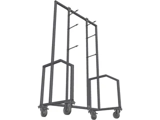 Fixture Shelve Rack 3D Model