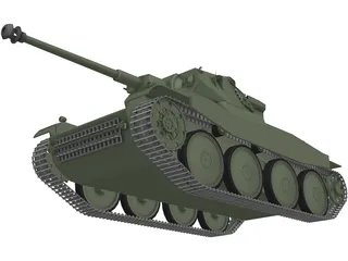 Panzer 38 3D Model