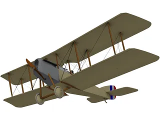 Martinsyde G.100 Elephant 3D Model