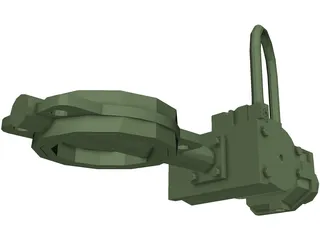 Butterfly Valve 6inch 3D Model