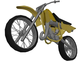Kawasaki KX-80 (1982) 3D Model