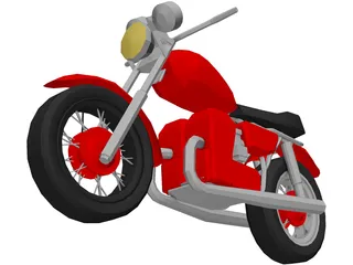 Yamaha 650 (1976) 3D Model