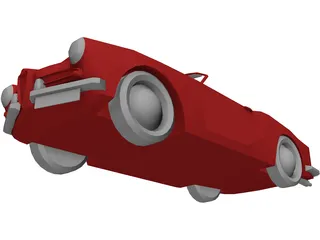 Alfa Romeo Giulietta Spider 3D Model
