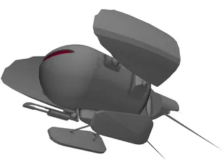 Martian Flyer 3D Model