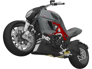 Ducati Diavel (2011) 3D Model