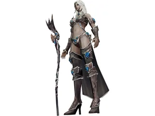 Human Wizard 3D Model